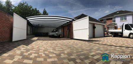 Double Garage Attached Carport